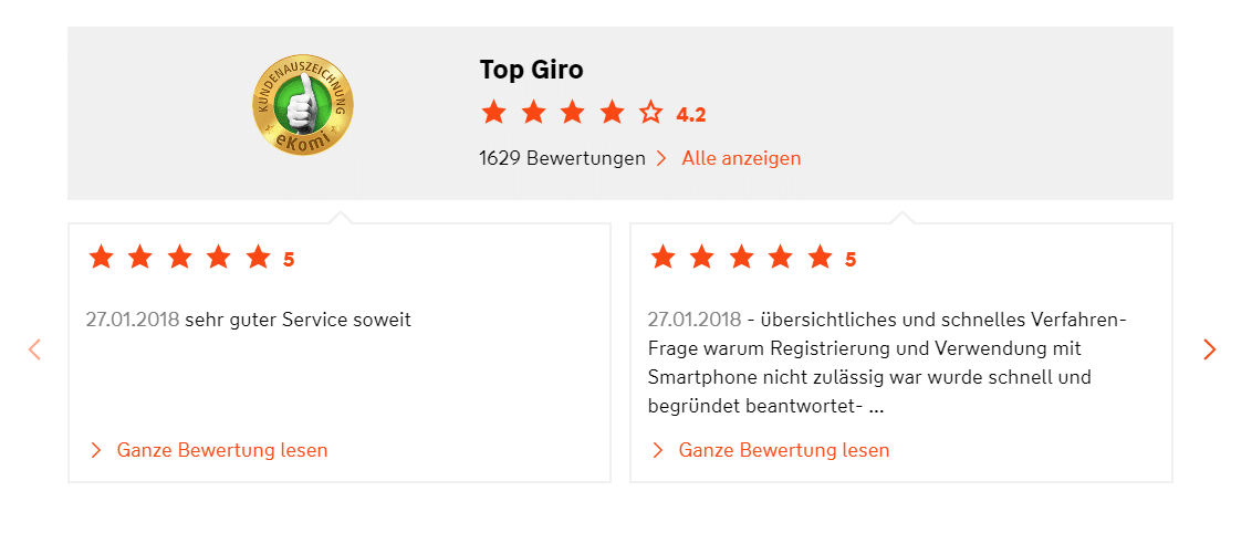 Wüstenrot Girokonto Bewertungen